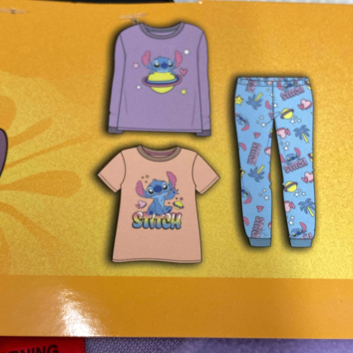 Disney Kid's Stitch 3 Piece Sleep Set - 4 Years SIZE - 4