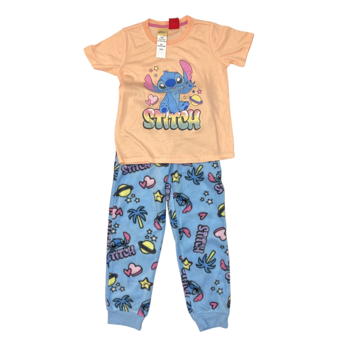 Disney Kid's Stitch 3 Piece Sleep Set - 7 Years SIZE - 7