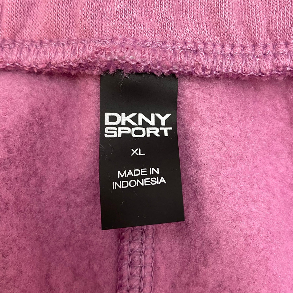 DKNY Women's Fleece Trackpants - Dusty Orchid SIZE - Extra Large