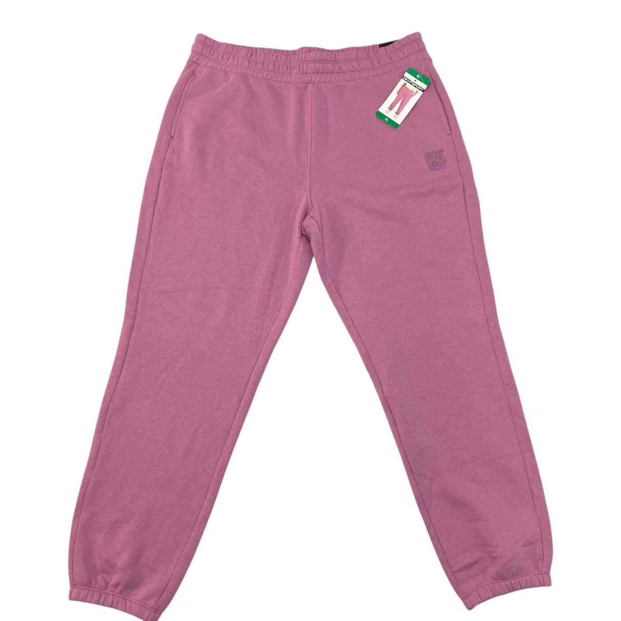 DKNY Women's Fleece Trackpants - Dusty Orchid SIZE - Extra Large