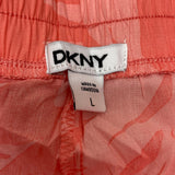 DKNY Women's Lightweight 2 Piece Pyjama Set - Pink Floral SIZE - Large