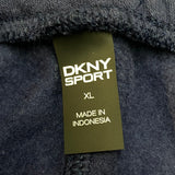 DKNY Women's Fleece Trackpants - Peacoat Blue SIZE - Extra Large