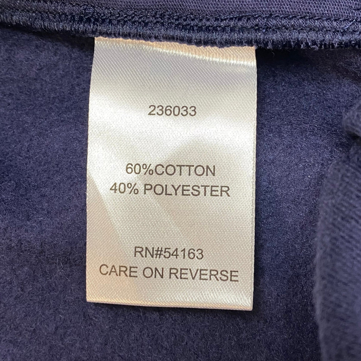 DKNY Women's Fleece Trackpants - Peacoat Blue SIZE - Extra Large