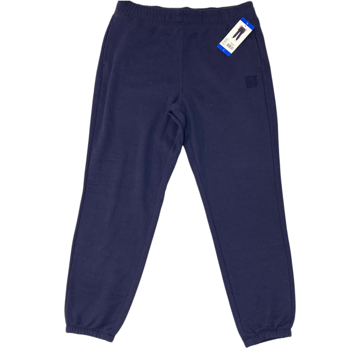 DKNY Women's Fleece Trackpants - Peacoat Blue SIZE - Large