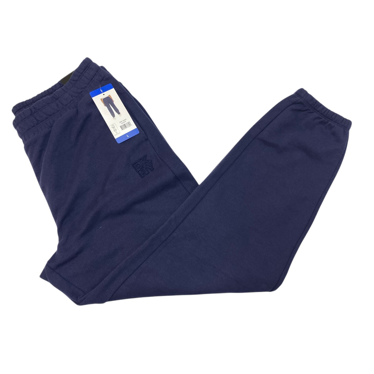DKNY Women's Fleece Trackpants - Peacoat Blue SIZE - Large