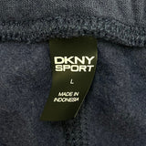 DKNY Women's Fleece Trackpants - Peacoat Blue SIZE - Large