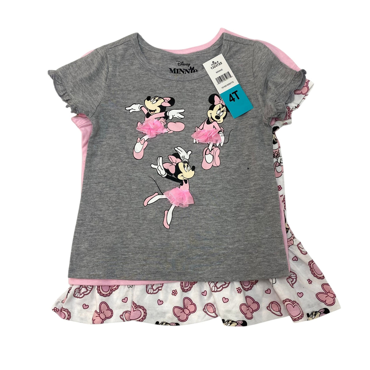 Disney Girl's 5 Piece Set Minnie Mouse 4 Years SIZE - 4
