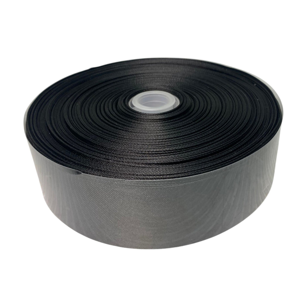 Holiday Wire-Edged Ribbon 3.8cm Wide - Black Satin