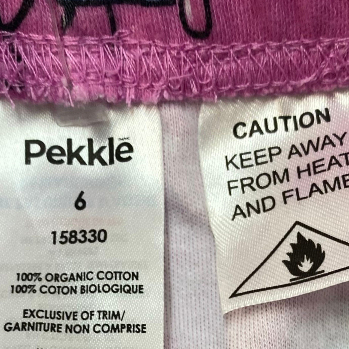 Pekkle Girls Pyjama Pants/Shorts Set - Pink Cereal - 6 Years SIZE - 6
