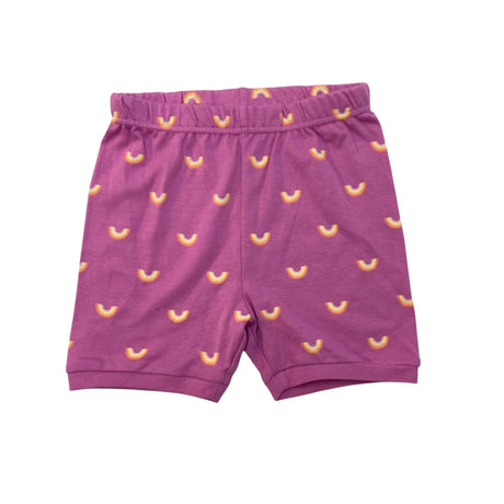 Pekkle Girls Pyjama Pants/Shorts Set - Pink Cereal - 6 Years SIZE - 6