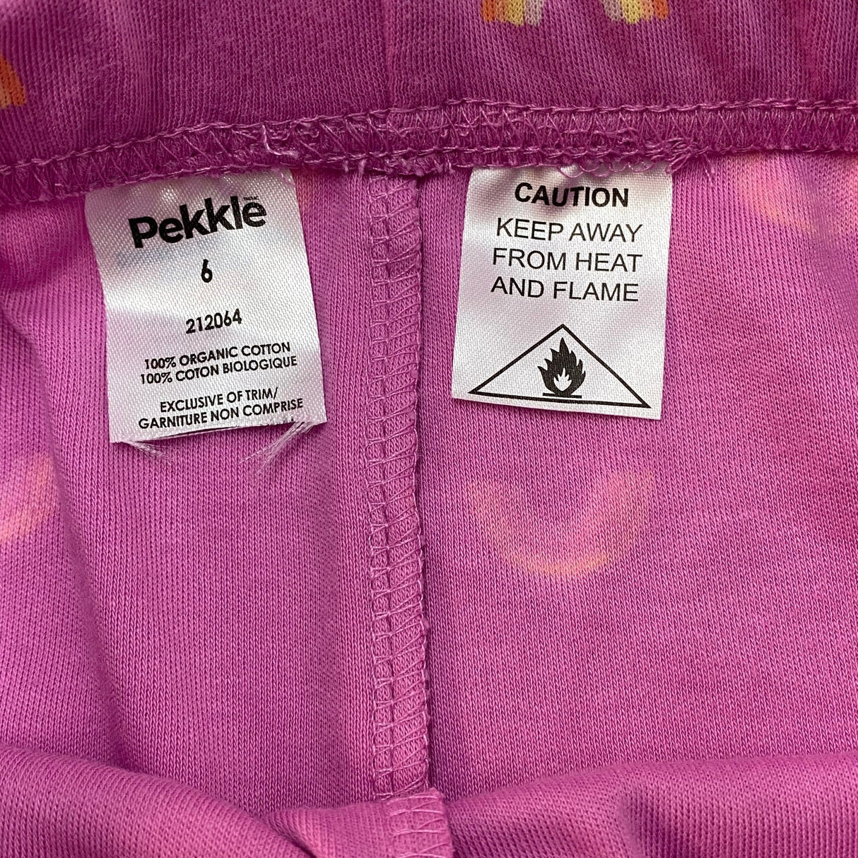 Pekkle Girls Pyjama Pants/Shorts Set - Pink Cereal - 6 Years SIZE - 6