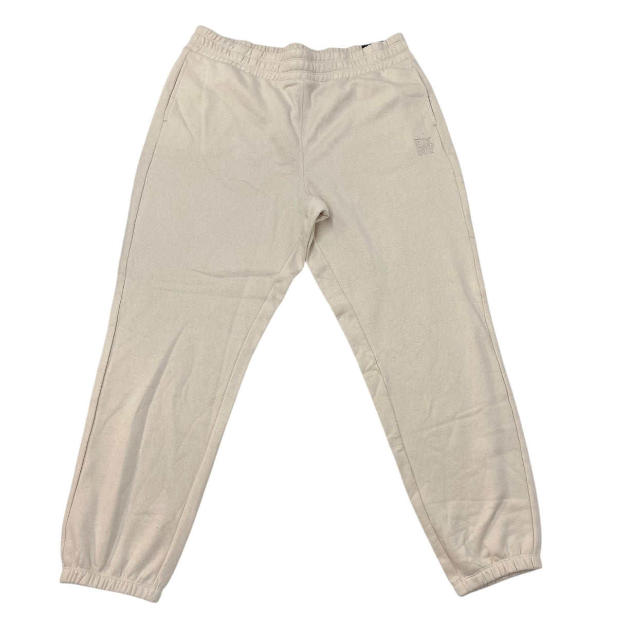 DKNY Women's Fleece Trackpants - Oat SIZE - Extra Large