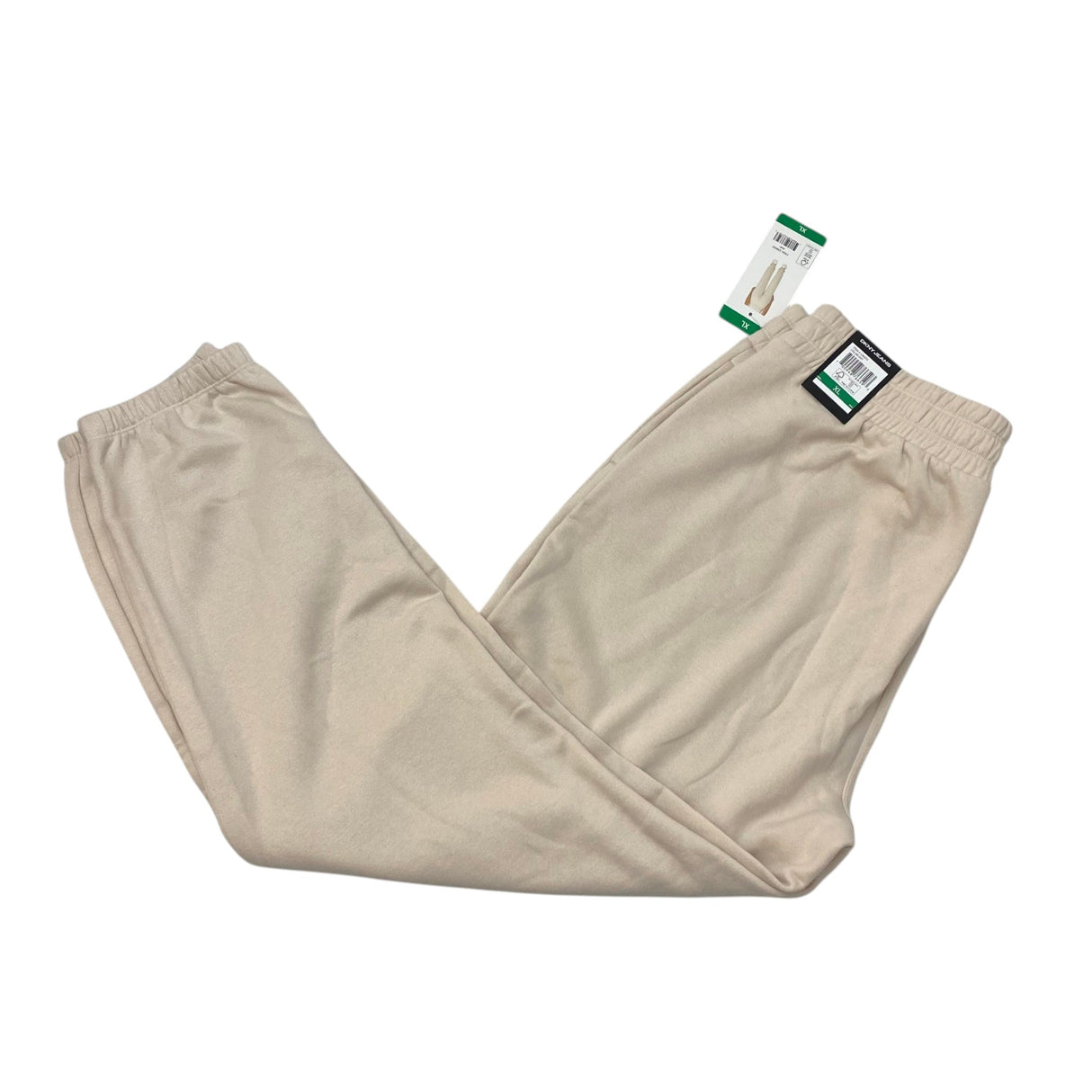 DKNY Women's Fleece Trackpants - Oat SIZE - Medium