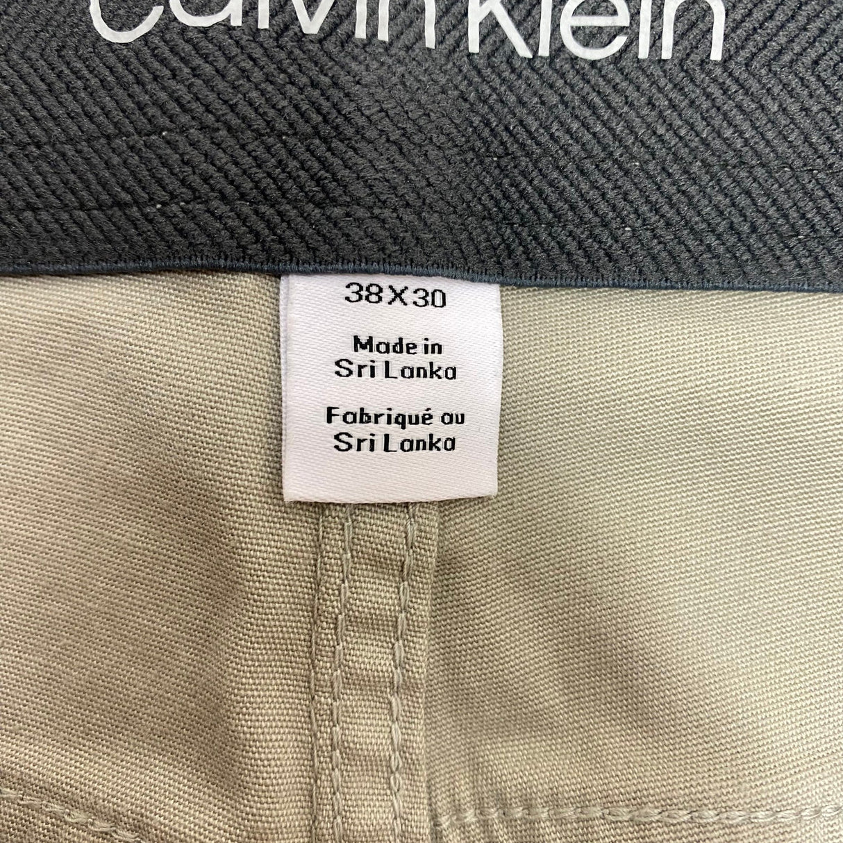 Calvin Klein Men's Slim Fit Pant - Tan - 38 x 30 SIZE - 38