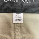 Calvin Klein Men's Slim Fit Pant - Tan - 38 x 30 SIZE - 38