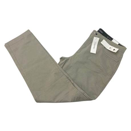 Calvin Klein Men's Slim Fit Pant - Tan - 38 x 32 SIZE - 38