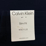 Calvin Klein Men's Slim Fit Pant - Navy - 30 x 32 SIZE - 30