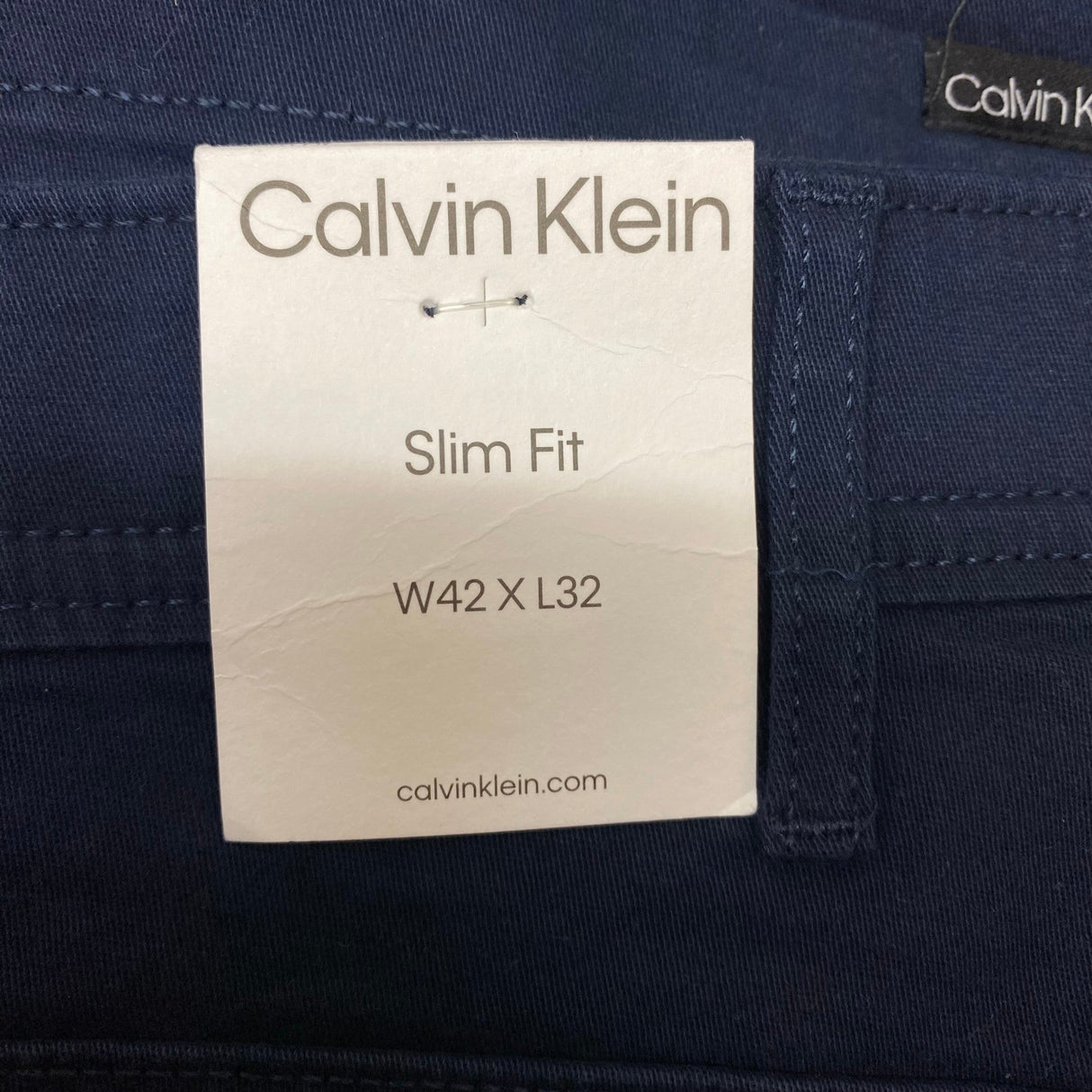 Calvin Klein Men's Slim Fit Pant - Navy - 42 x 32 SIZE - 42