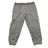 Nautica Women's Fleece Pyjama Set - Grey Polka Dot SIZE - XXL