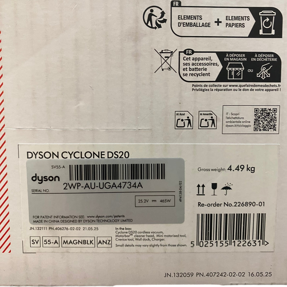 Dyson V8 Cyclone DS20