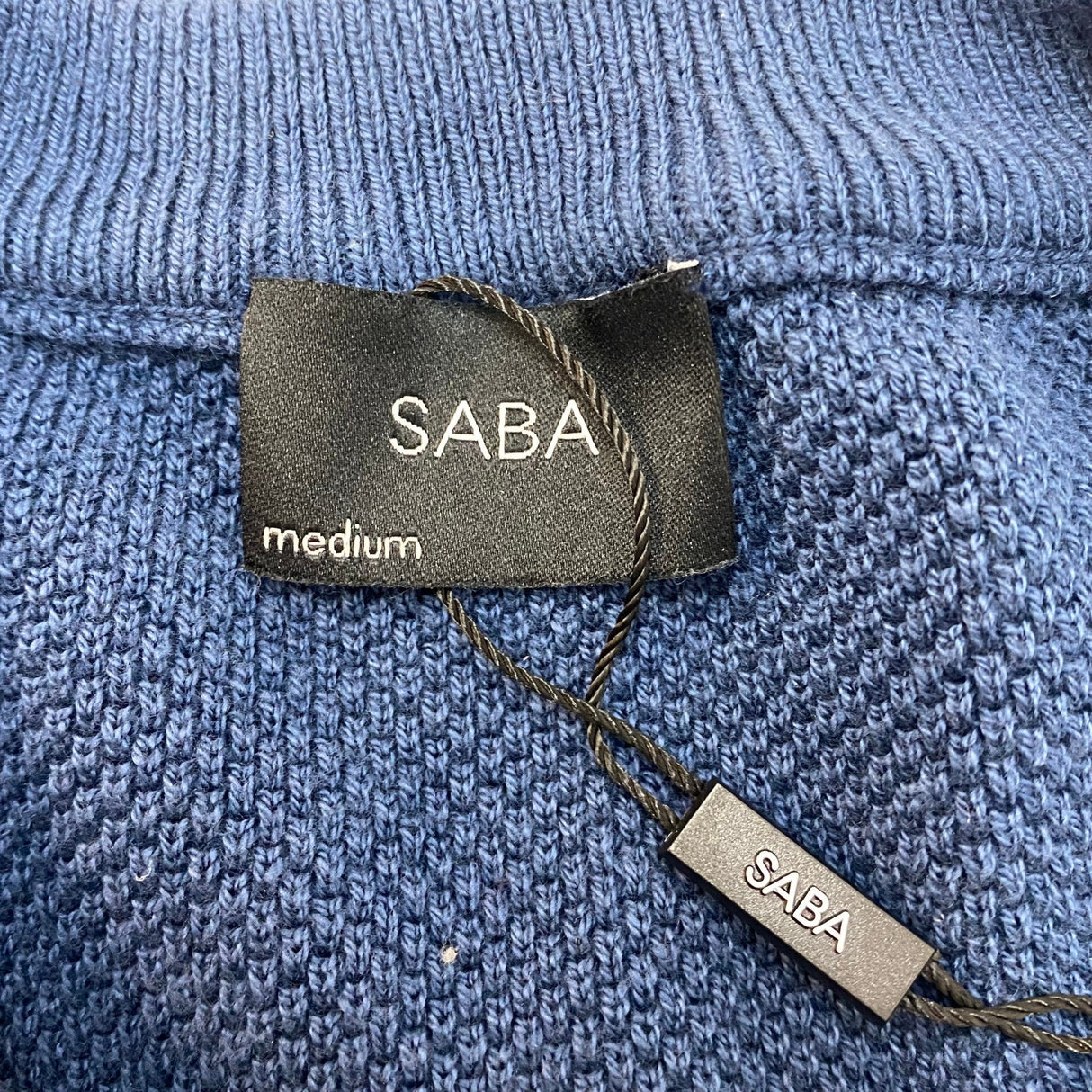 SABA Men's Knitted Cotton Texture Tee SIZE - Medium