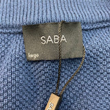SABA Men's Knitted Cotton Texture Tee SIZE - Large