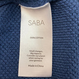 SABA Men's Knitted Cotton Texture Tee SIZE - Large