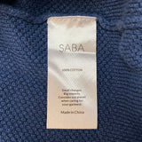 SABA Men's Knitted Cotton Texture Tee SIZE - Extra Large