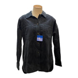 Matty M Women's Corduroy Shacket - Navy SIZE - Large