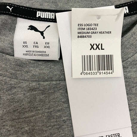 Puma Men's Essential Logo Short Sleeve Tee SIZE - XXL