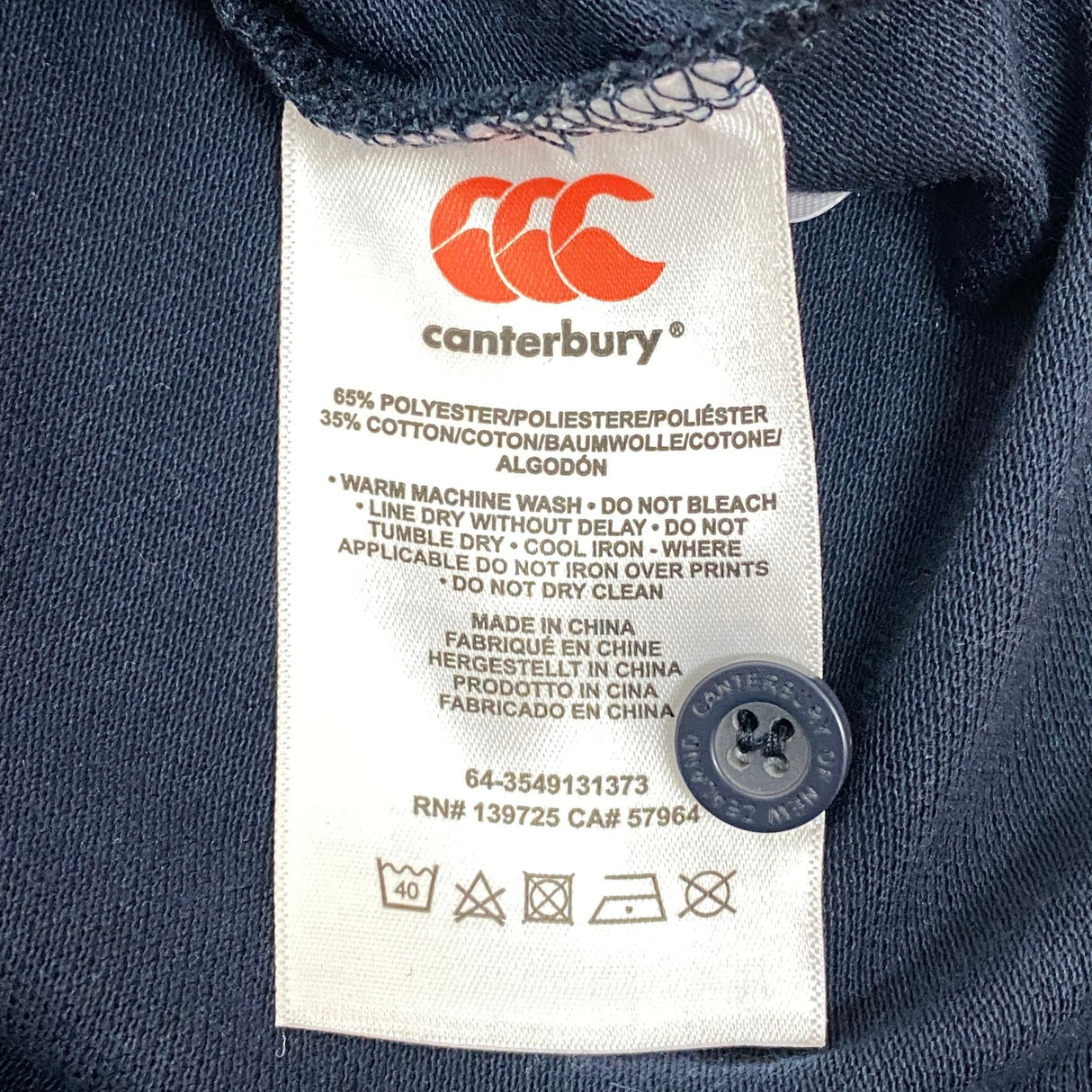 Canterbury Men's Anchor Polo Shirt SIZE - Small