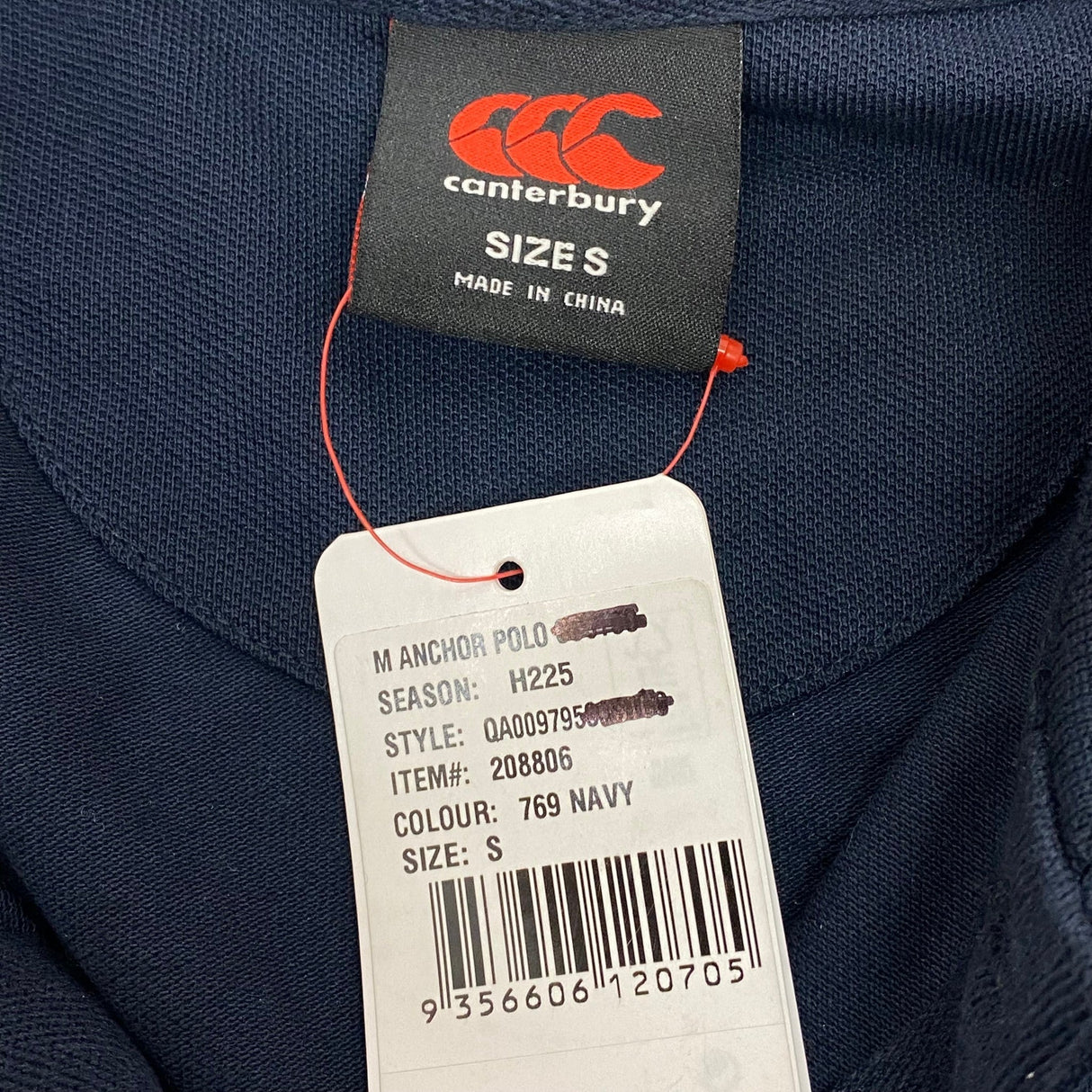 Canterbury Men's Anchor Polo Shirt SIZE - Small