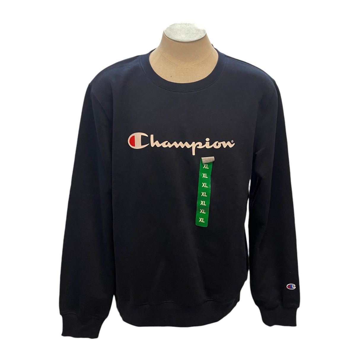 Champion Men's Legacy Script Crew Sweatshirt SIZE - Extra Large