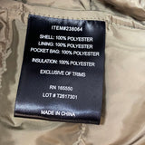 32 Degrees Men's Puffer Vest - Khaki SIZE - Small