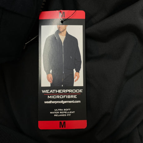 Weatherproof Men's Microfibre Bomber Jacket - Dark Blue SIZE - Medium