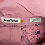 Tailor Vintage Men's Stretch Linen Cotton Walking Short - Dusty Rose SIZE - 38