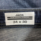 Jack Men's Slim Straight Stretch Jean SIZE - 34
