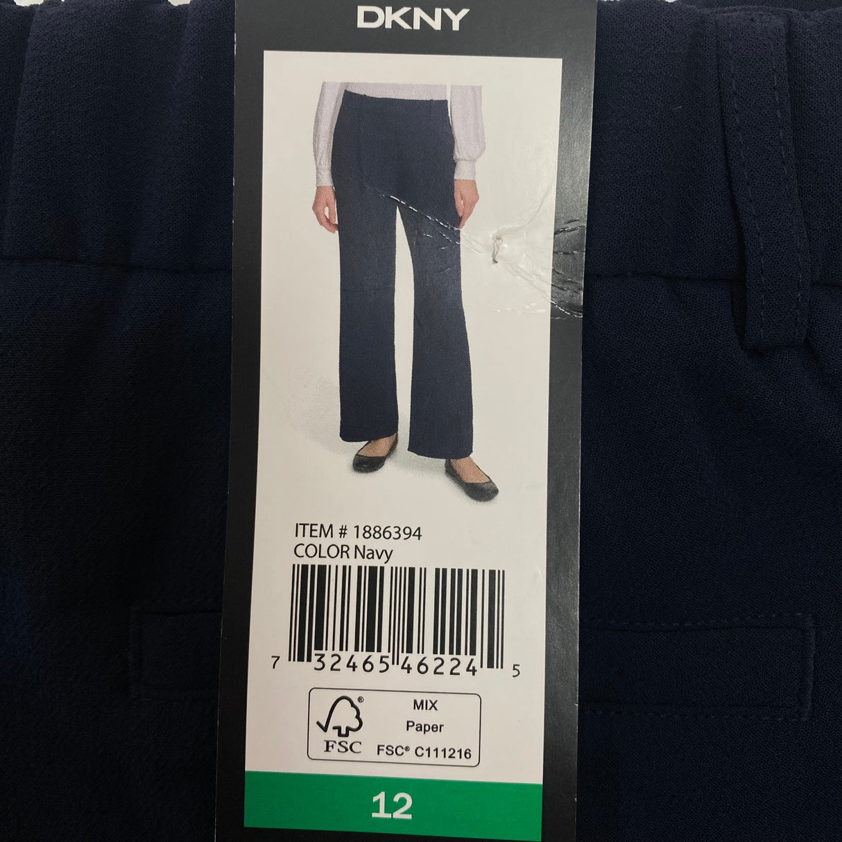 DKNY Women's Wide Leg Dress Pant SIZE - 12 Large