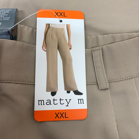 Matty M Women's Wide Leg Dress Pant SIZE - XXL