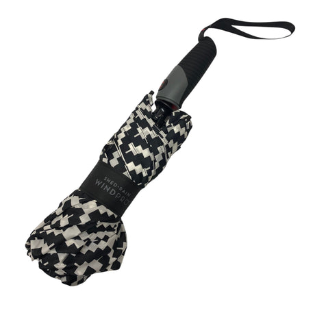 Shedrain Windpro Compact Umbrella - Black/White