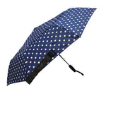 Shedrain Windpro Compact Umbrella - Blue Polka Dot