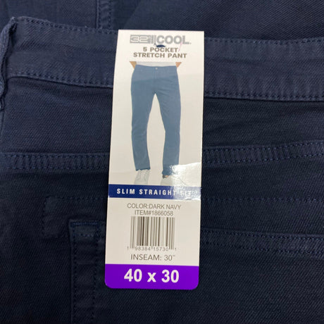 32 Degrees Men's 5 Pocket Stretch Pant Slim Straight Fit - 40 x 30 SIZE - 40