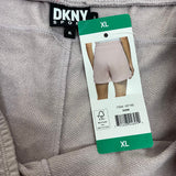 DKNY Women's Tonal Logo Casual Shorts - Dune SIZE - Extra Large