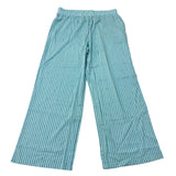 DKNY Women's 2 Piece Lightweight Woven Pyjama Set - Green Stripe SIZE - Extra Large