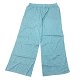 DKNY Women's 2 Piece Lightweight Woven Pyjama Set - Green Stripe SIZE - XXL