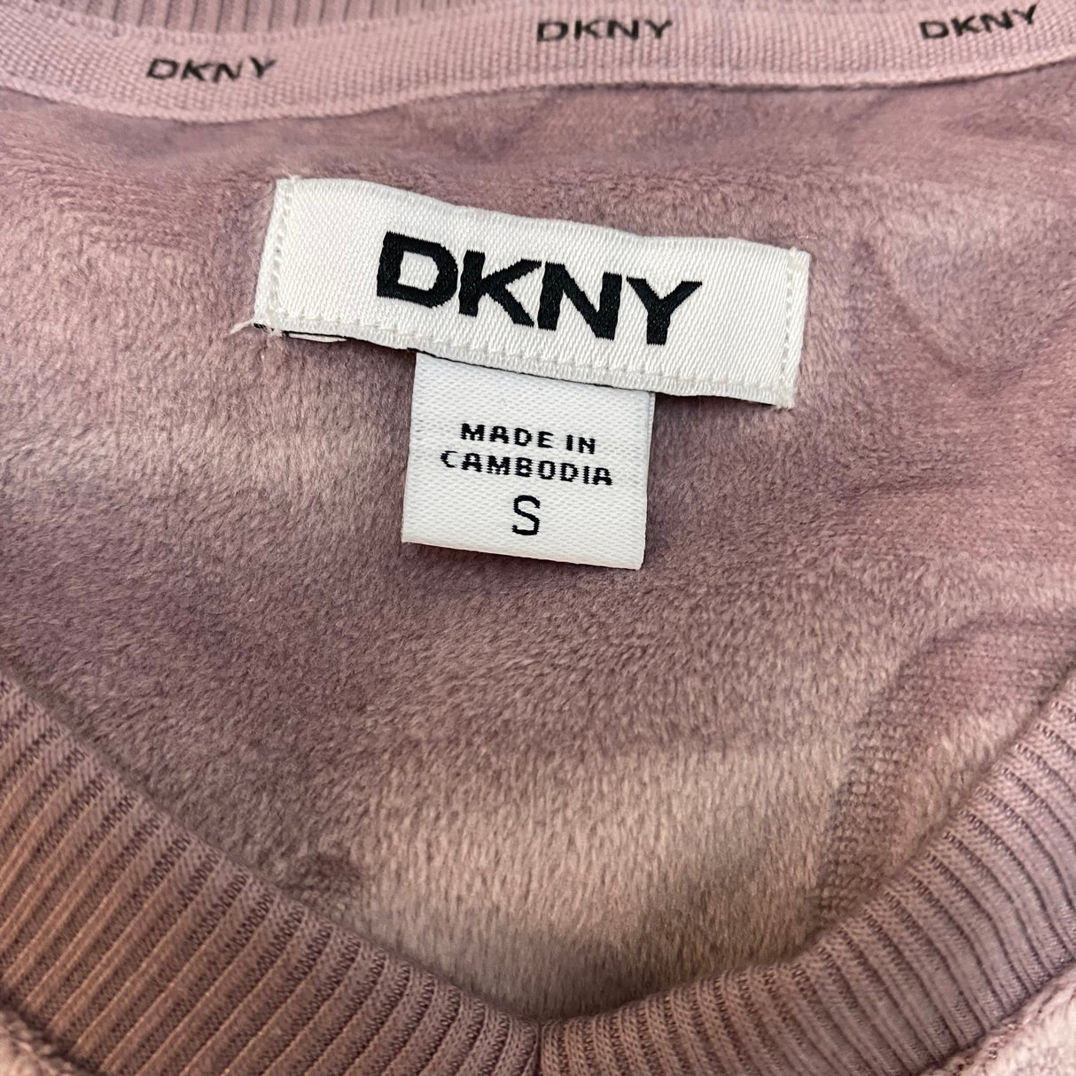 DKNY Women's 2 Piece Velour Lounge Set - Mauve SIZE - Small