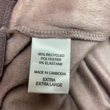 DKNY Women's 2 Piece Velour Lounge Set - Mauve SIZE - XXL