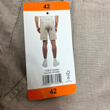 Jachs Men's Casual Chambray Shorts - Stone SIZE - 42