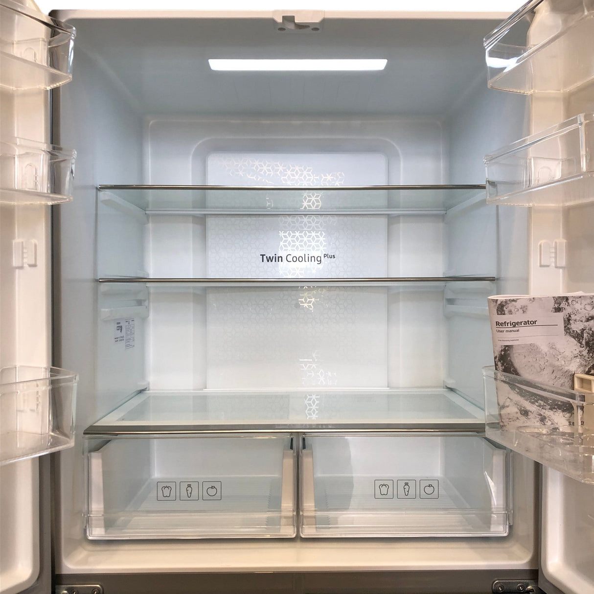 Samsung SRF5500S French Door Fridge - 488L - Silver - CLICK AND COLLECT ONLY
