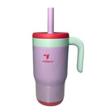 Reduce 414ml Insulated Chiller Cup with Silicone Straw - Purple